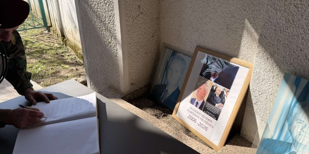 Knjiga žalosti u kući u Požarevcu