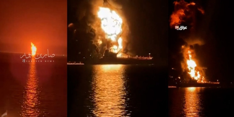 (VIDEO) Gori Ormuz! Iran granatirao američke tankere: Stravični snimci se šire - neće se dobro završiti