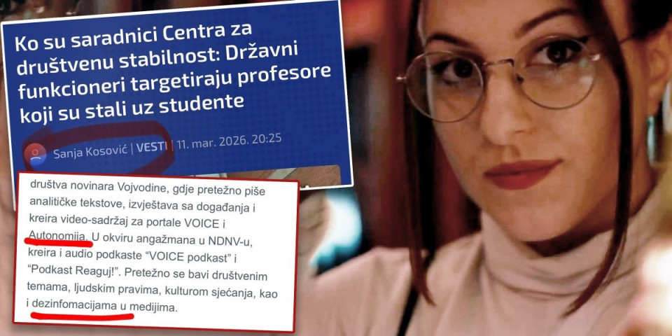(FOTO) Dinkovo čedo na delu! Saznajte kako Sanja Kosović od Autonomije do N1 širi laži!