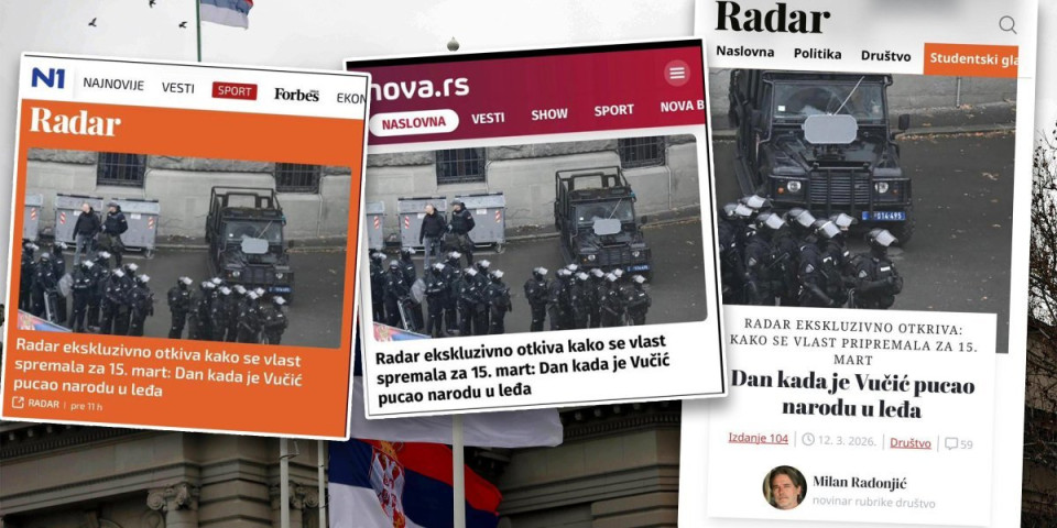 Stravična kampanja Šolakovih blokadera: Izvukli iz naftalina dokazanu laž o zvučnom topu, pa optužuju Vučića da je "pucao narodu u leđa"