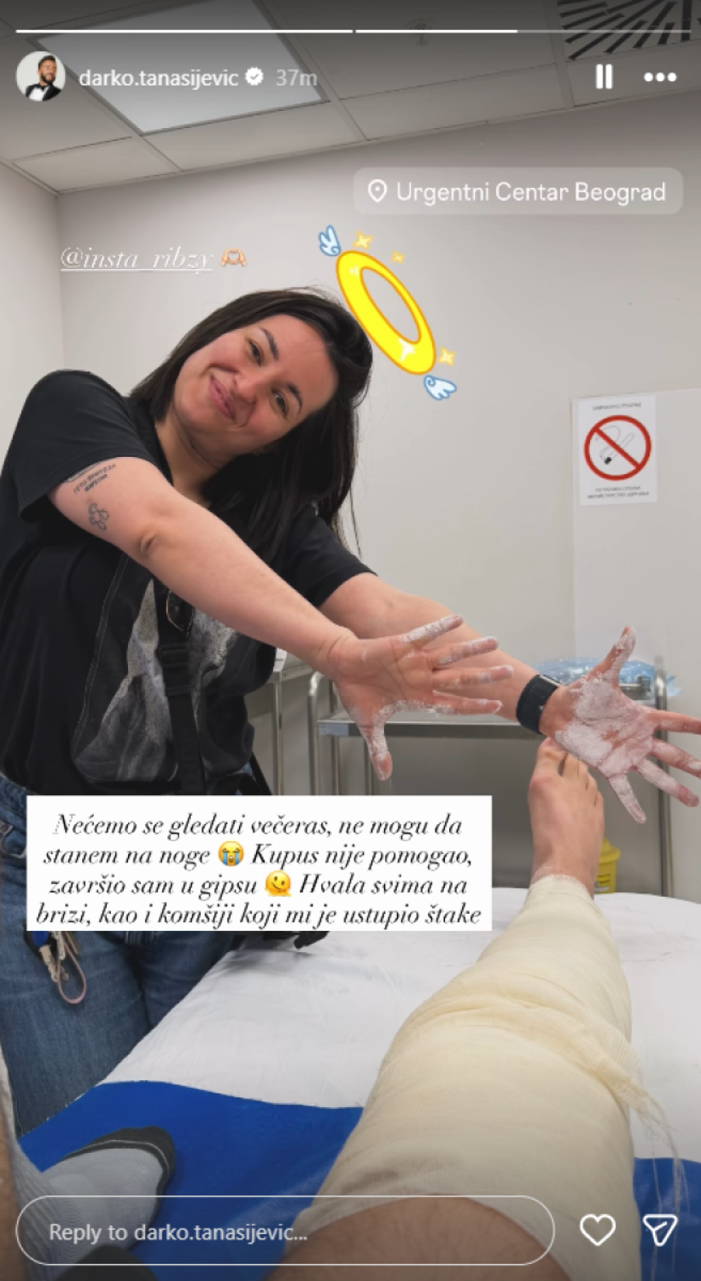 "Ne mogu da stanem na noge": Oglasio se Darko Tanasijević iz Urgentnog centra