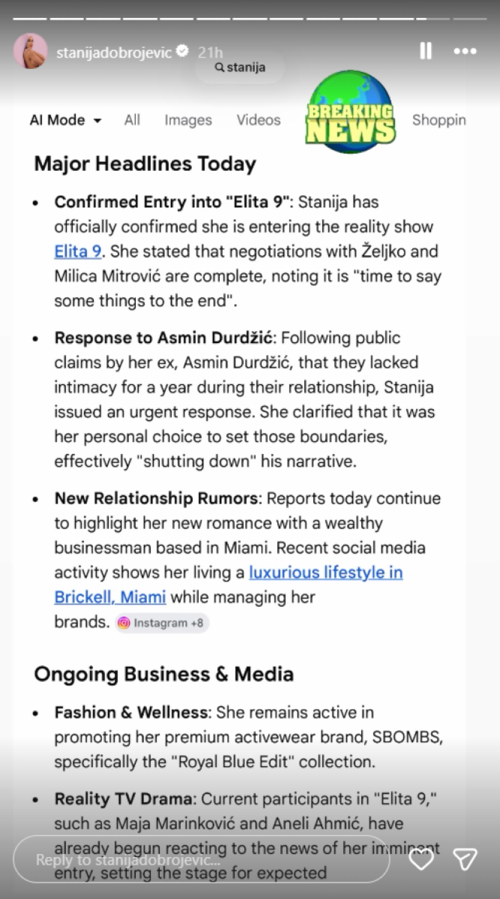 Isplivala istina o Stanijinom novom dečku: Na internetu dostupni ovi podaci (FOTO)