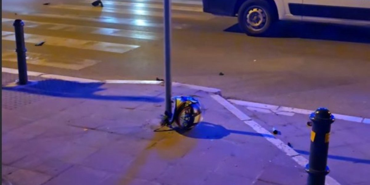 Mesto nesreće u Novom Sadu