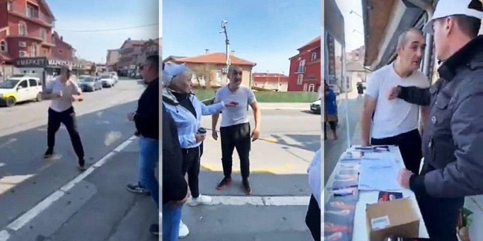 Drama u Mirijevu! Blokader napao aktiviste SNS-a: Pogledajte stravičan snimak napada (VIDEO)