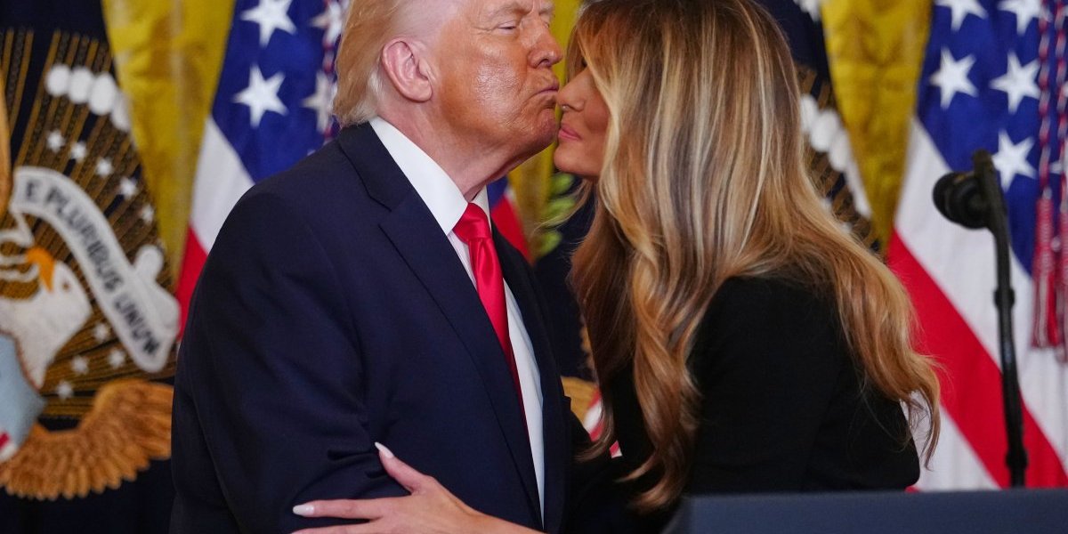 Melanija i Donald Tramp
