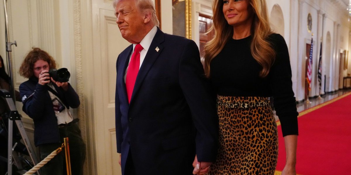 Melanija i Donald Tramp
