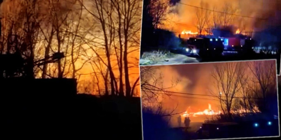 Vatrogasne sirene odjekuju Novim Beogradom: Veliki požar na splavu (VIDEO)