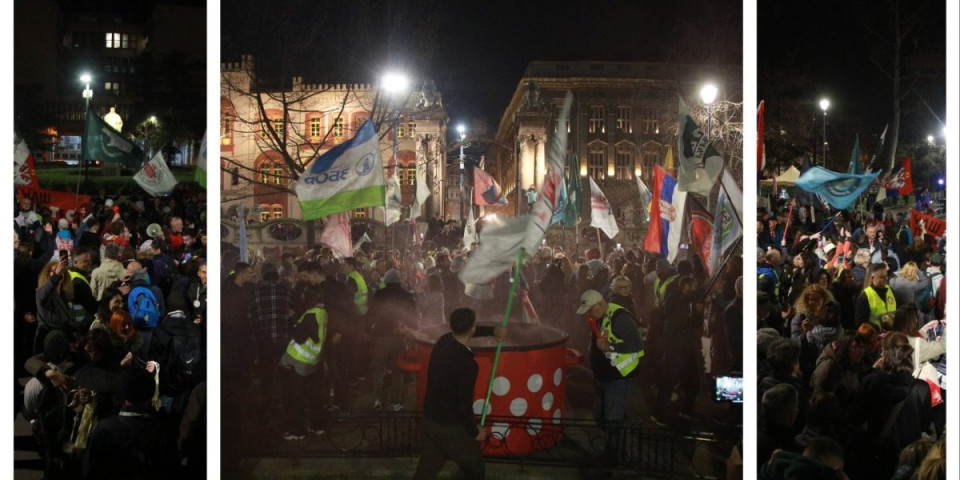 (VIDEO) Nigde snimka iz vazduha: Totalni fijasko blokaderskog "Beogradskog marša"