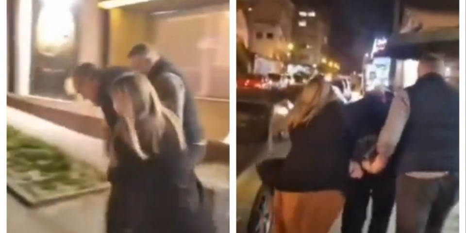 (VIDEO) Melem za oči! A, sad nije veliki hrabriša: Pogledajte kako je uhapšen nasilnik sa Mirijeva