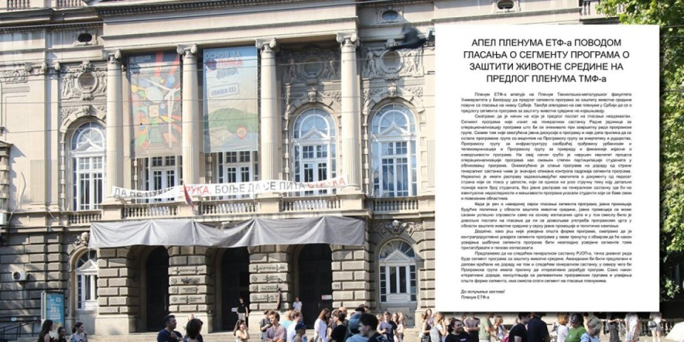 Jedni pišu, drugi brišu: Opšte rasulo u redovima blokadera - hitan apel upućen sa ovog fakulteta