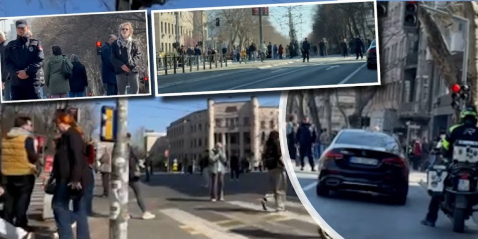 GOSI radi punom parom: Šačica blokadera ispred Pravnog fakulteta - Pogledajte šta rade zgubidani (VIDEO)
