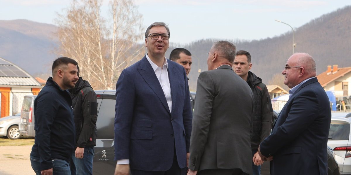 Aleksandar Vučić u Bajinoj Bašti