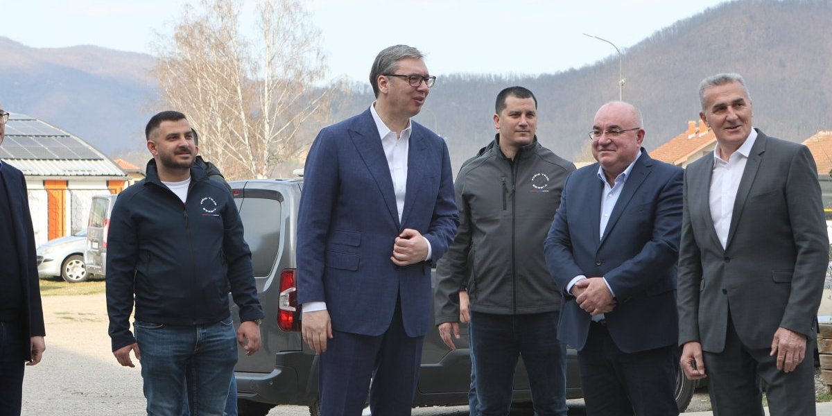 Aleksandar Vučić u Bajinoj Bašti