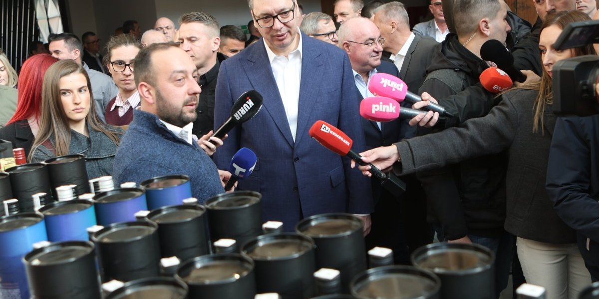 Aleksandar Vučić u Bajinoj Bašti