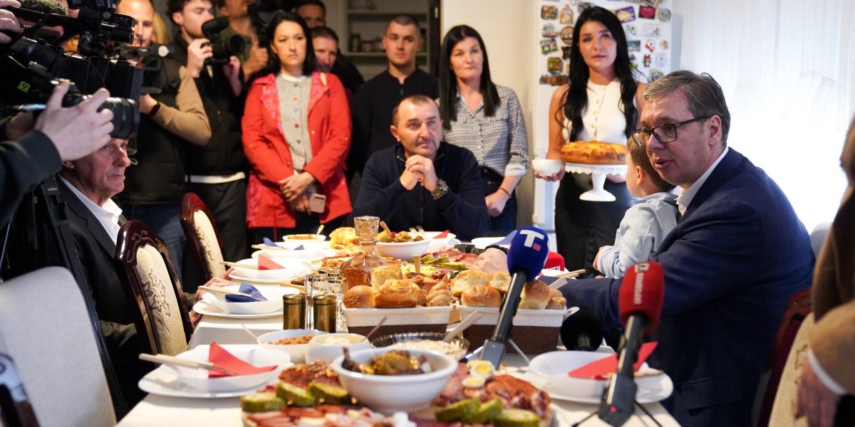 Predsednik Vučić i dečak Andrija