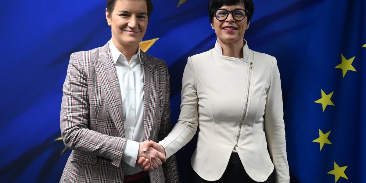 Ana Brnabić u Briselu