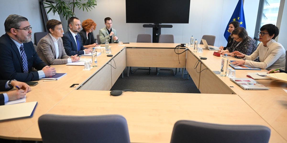 Ana Brnabić u Briselu