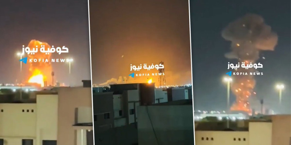 (VIDEO) Totalna eskalacija! Iran napao najjačeg igrača na Bliskom istoku: Žestoko su raspalili, prestonicu tresu razorne eksplozije