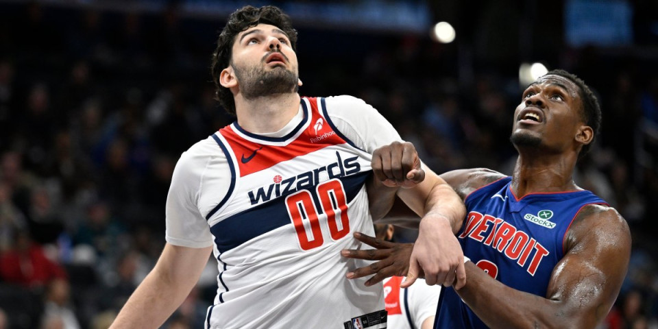 U Vašingtonu ništa novo... Vukčević odličan, Vizardsi poraženi