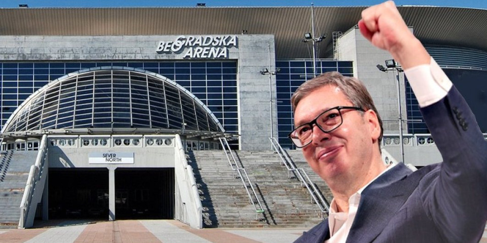 Tačno u 16 časova! Veliki skup SNS u "Beogradskoj areni": Promocija kandidata i plana "Srbija 2030-2035" - pristustvuje i Vučić