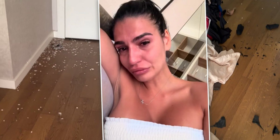 Uznemirujući snimak! Bivši dečko napao starletu i demolirao stan - Tamara grca u suzama