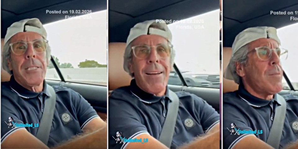 Dvojnik ili jeziva istina? Snimljen Epstin kako vozi kabriolet na Floridi: Pogledajte šok snimak (VIDEO)
