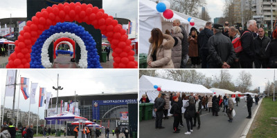 Na skupu Srpske napredne stranke koji se održava danas od 16 časova u "Beogradskoj areni" biće predstavljeni kandidati na lokalnim izborima koji se 29. marta održavaju u 10 opština, a prisutnima će se obratiti i predsednik Srbije Aleksandar Vučić.