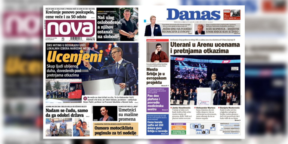 Hoće da puknu od muke! Graktanje tajkunskih medija: Godinama vrte istu priču, ali pristojna Srbija je rekla svoje