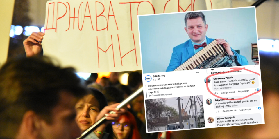 Blokadersko zlo žedno srpske krvi! Ponovo su probili dno: Jezivija poruka od ove ne postoji