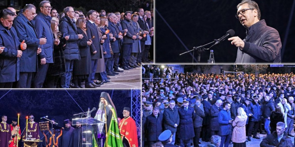 Održan komemorativni skup žrtvama NATO agresije - Vučić poručio: Rane i dalje krvare, ubijali su nam decu, civile, vojnike, policajce (FOTO/VIDEO)