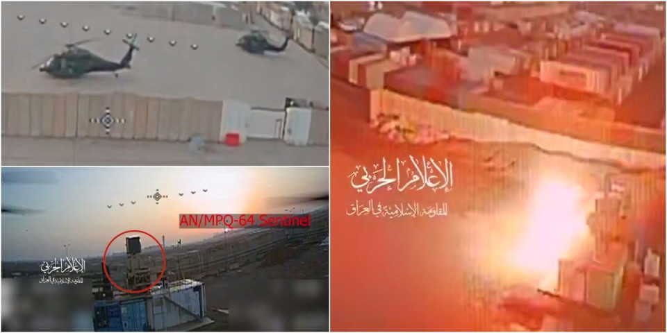 (VIDEO) Kakav snimak! Iranski FPV dronovi upali u bazu SAD: Neometano tražili mete, ništa ih nije zaustavilo - razorili su ozbiljne sisteme