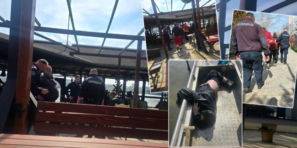 Prve fotografije pokušaja samoubistva sa Pančevačkog mosta: Muškarac (57) spasen pukom srećom (FOTO)