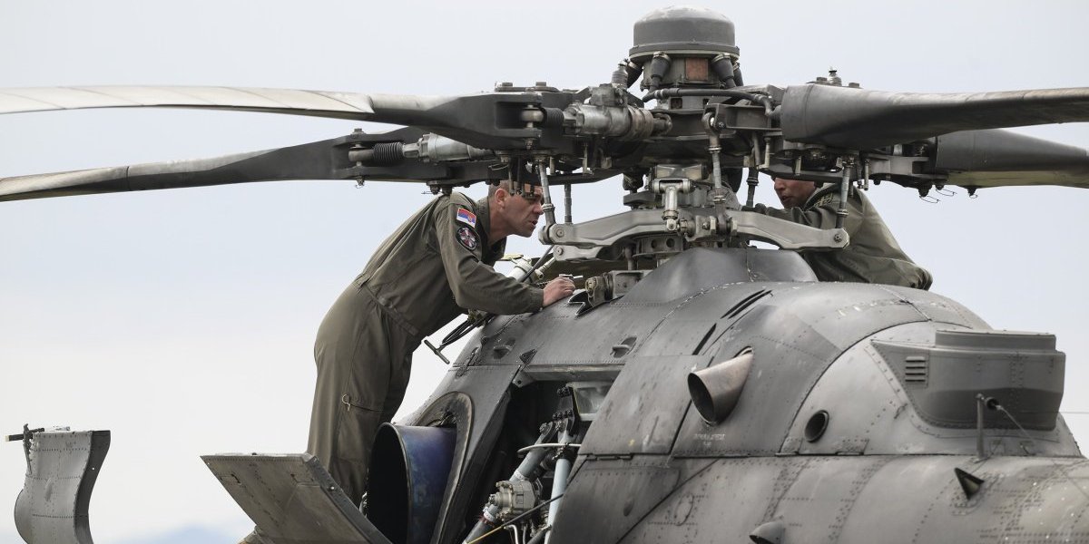 Vojna vežba na aerodromu "Morava" u Lađevcima kod Kraljeva