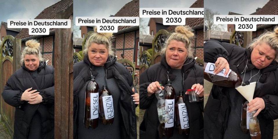 Gde nestade moćna Nemačka?! Karina pokazala kako će izgledati 2030. godina: Benzin u flašama i opšti haos! (VIDEO)