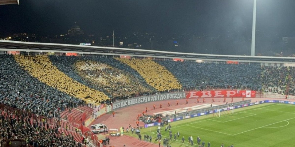 UEFA kaznila Zvezdu! Crveno-beli skupo platili koreografiju Svetog Simeona