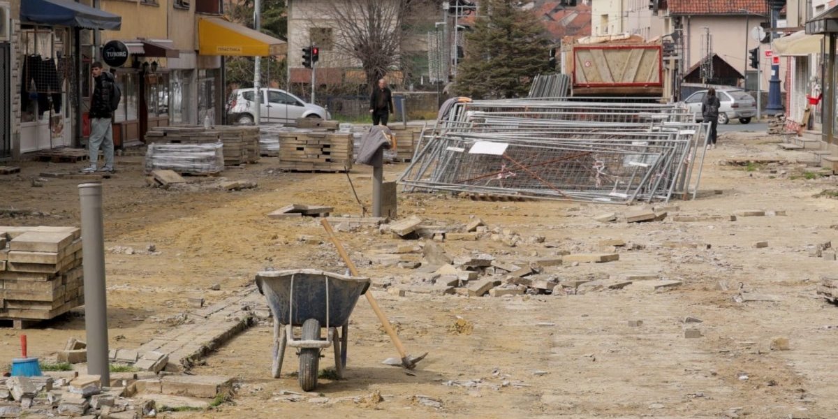 Rekonstrukcija trga u Ljigu