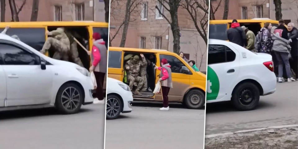 (VIDEO) Ukrajinci udarili na svoju vojsku! Gori centar Harkova: Lome sve i tuku vojnike, situacija se otela kontroli