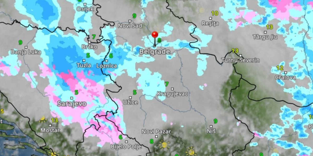 Vreme oko 17 časova