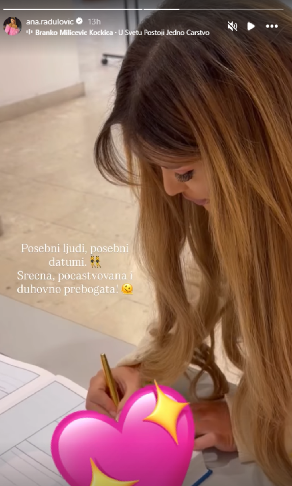 Voditeljka Ana Radulović pred matičarem: "Srećna i duhovno prebogata" (FOTO)