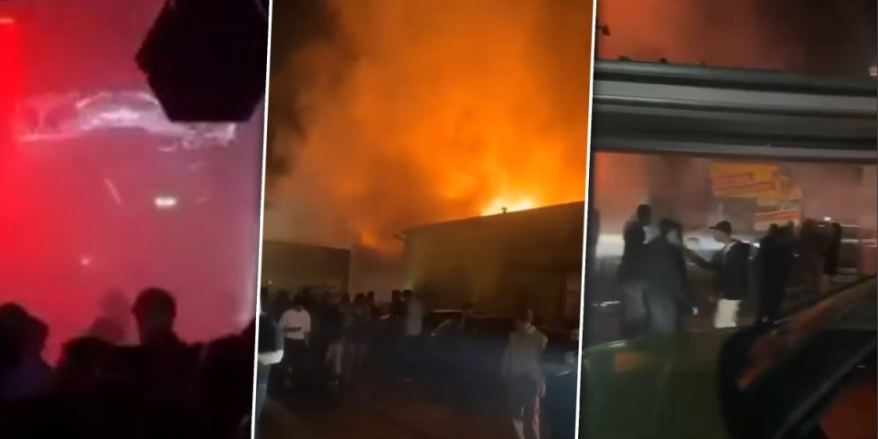 Stravičan požar u Nemačkoj : 750 gostiju bežalo iz zapaljene diskoteke, snimci užasa obilaze svet (FOTO/VIDEO)