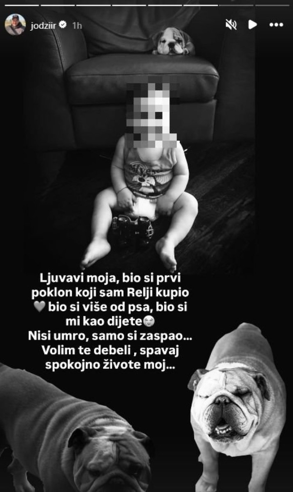 "Bio si mi kao dete, nisi umro zaspao si...": Jodžir se slomio zbog njegove smrti