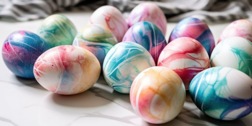 Hit za Vaskrs: Najlepša mermerna jaja - trik sa uljem koji pravi čuda