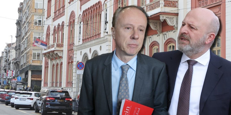 Rektor Đokić pokušao da se sakrije iza belgijskog ambasadora! Policija ispratila i njega