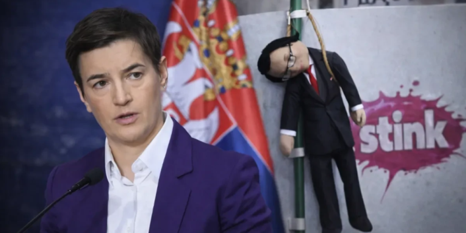 Brnabić udarila kao metak! "Lik sa lutkom obešenog Vučića sada drži lekcije o demokratiji -nadrealno!"