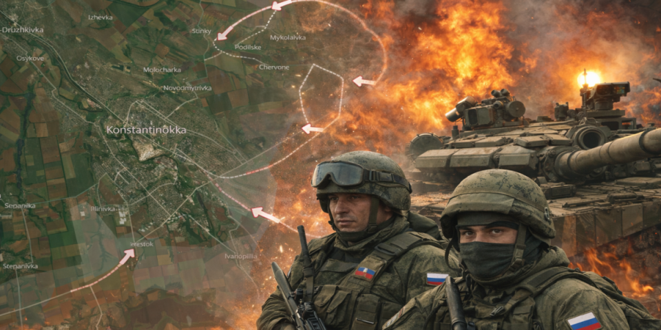 (FOTO) Prelomni momenat u Ukrajini! Rusi upravo upali u Konstantinovku - prodiru iz više pravaca, šok nakon 4 godine rata