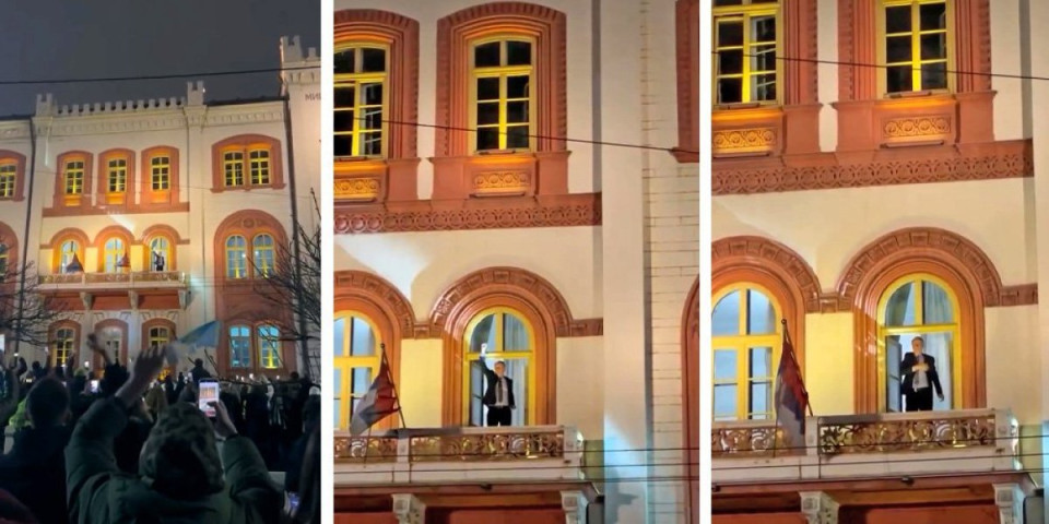 Đokić sa terase huškao blokadere! Rektor čitao govor i napadao policiju - tragediju gurnuo u drugi plan (VIDEO)