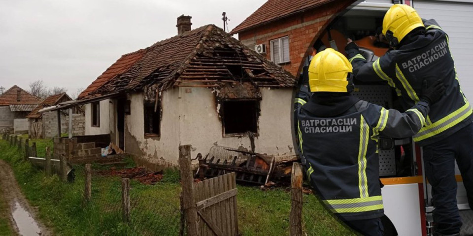 Prve slike nakon požara u Lešnici: Stradala žena (70), njen brat jedva spasio živu glavu (FOTO/VIDEO)