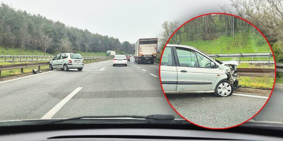 Automobil potpuno uništen: Jeziva saobraćajka na auto-putu na Begaljičkom brdu (FOTO)
