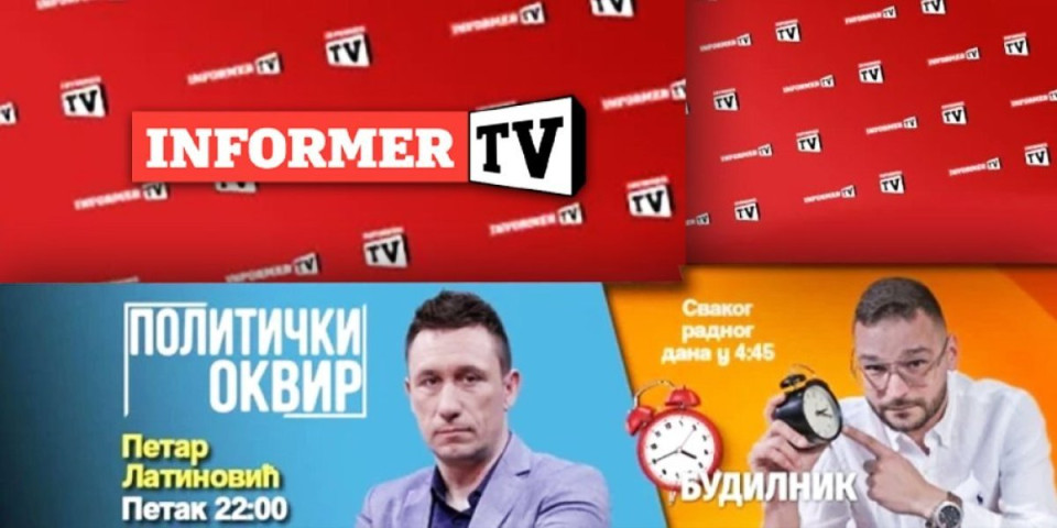 Samo na Informer TV! Udarna informativna emisija u do sada neviđenom formatu - evo šta ćete sve gledati u aprilu