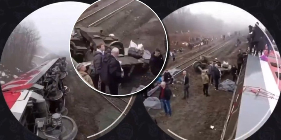 Horor na ruskim šinama: Iskočilo sedam vagona putničkog voza, spasioci izvlače povređene, među njima i dete! (VIDEO)